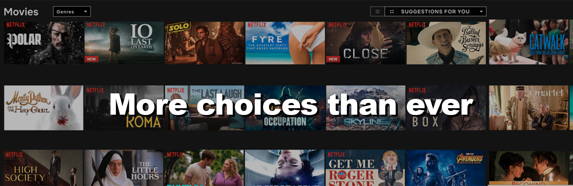 more choices than ever
